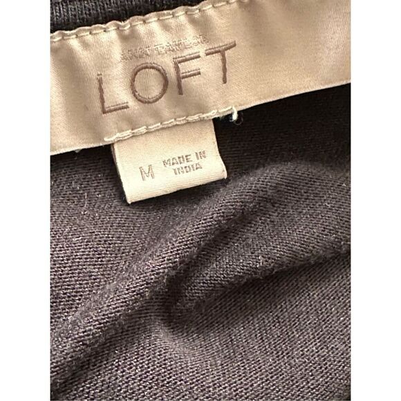 NICE WOMEN BLACK LOFT FLOWY SOFT DRESS SIZE MEDIUM GOOD CONDITION - Picture 4 of 4